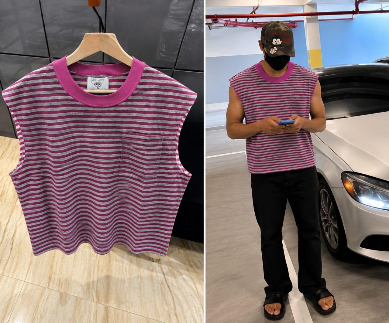 STOCK LUXURY ARMLESS POLO
